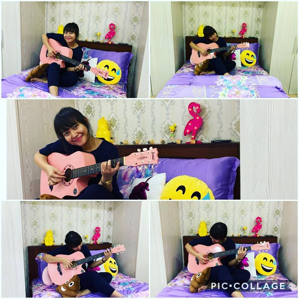 លឹម វីរីយ៉ា លេងហ្គីតា