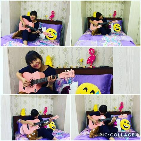 លឹម វីរីយ៉ា លេងហ្គីតា