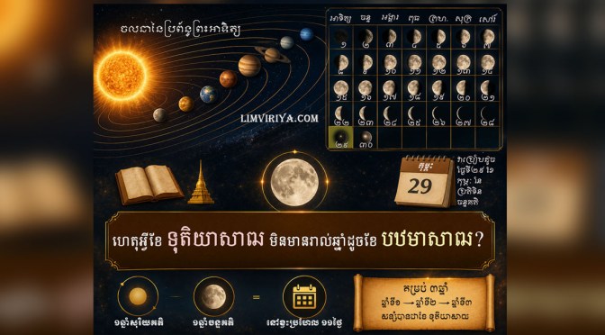 ហេតុអ្វីមានខែទុតិយាសាឍ?